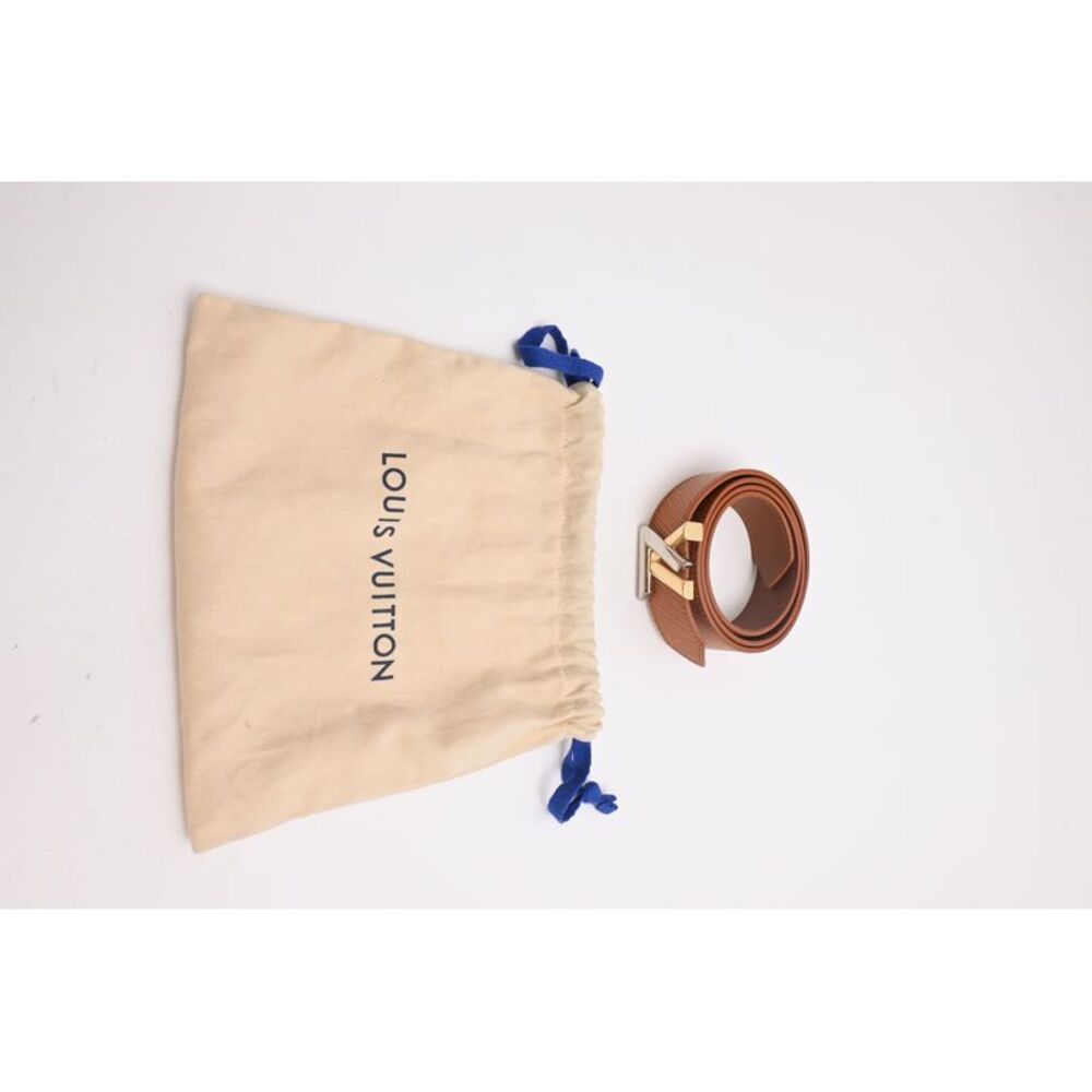 Louis Vuitton Twist Belt in Brown Epi Leather - Picture 8 of 10